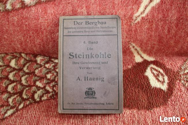 Die Steinkohle A. Haenig 1907 rok