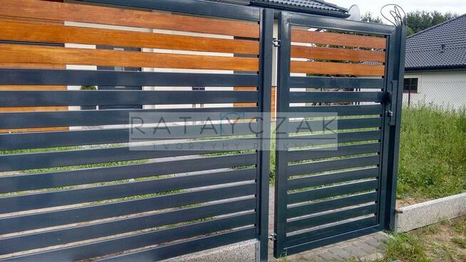 Brama Skrzydłowa PROFILOWA 1,70m PALISADA KOLOR