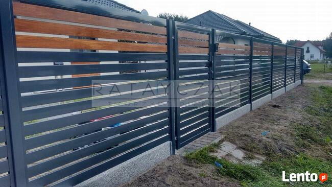 Brama Skrzydłowa PROFILOWA 1,70m PALISADA KOLOR