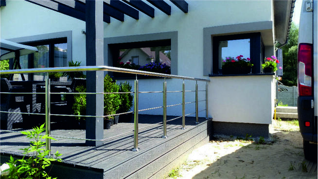 Balustrady ze stali nierdzewnej poręcze barierki balustrada