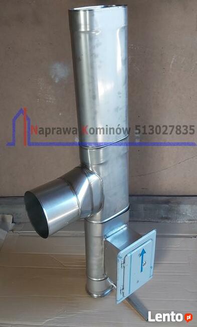 Wkład do komina owalny z montażem