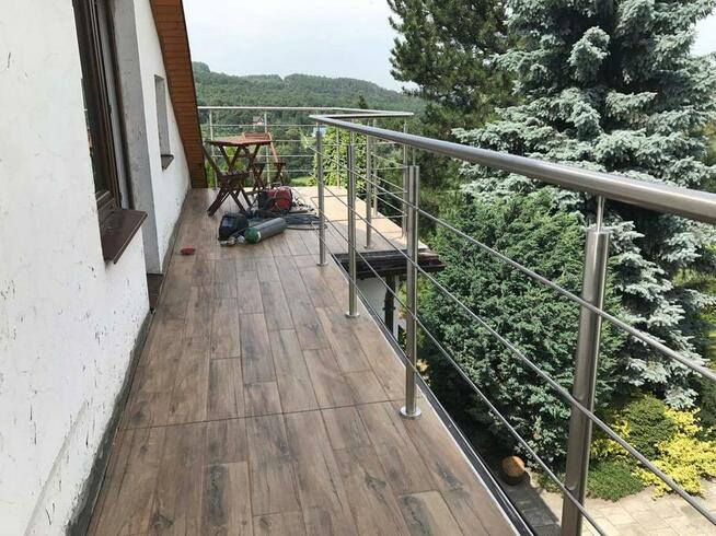 Balustrady ze stali nierdzewnej poręcze barierki balustrada