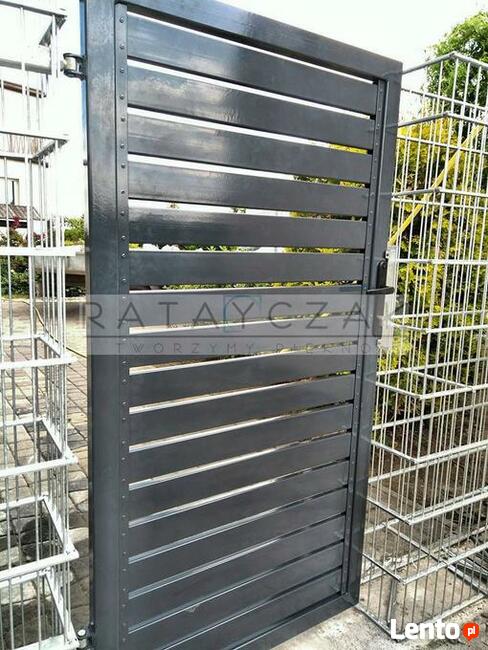 Furtka Bramka Palisada Komplet 1,70m Profilowa