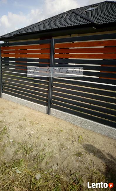 Brama przesuwna PROFILOWA 1,70x4,00m PALISADA