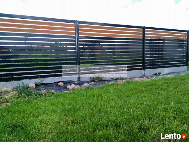 Furtka Bramka Palisada Komplet 1,70m Profilowa