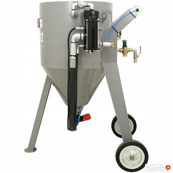 Piaskarka hydropiaskarka sodowarka 170L ZESTAW BHP piaskarka