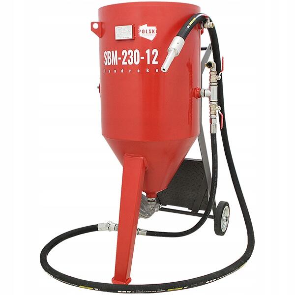 Polska piaskarka syfonowa Land Reko 230l piaskarka mobilna