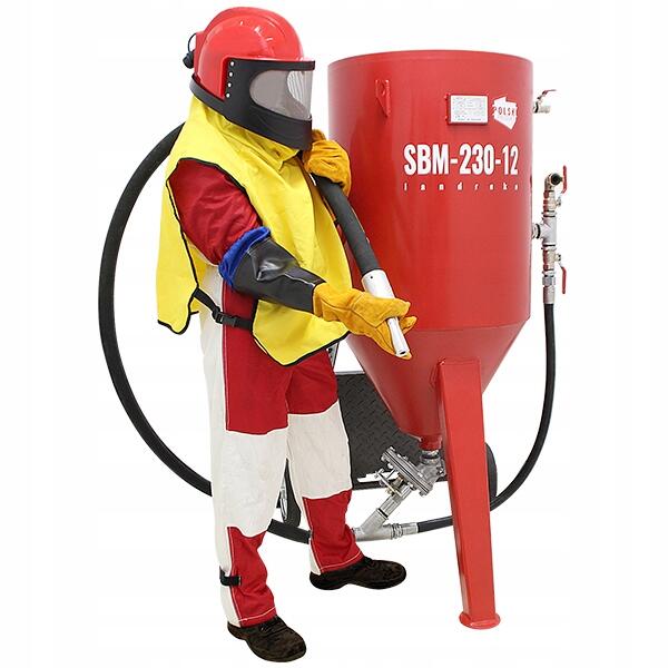 Polska piaskarka syfonowa Land Reko 230l piaskarka mobilna