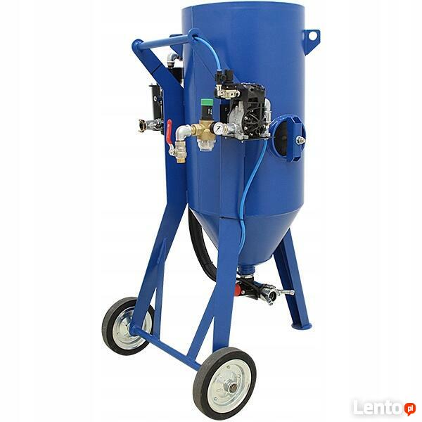 Piaskarka hydropiaskarka sodowarka 130L ZESTAW BHP piaskarka