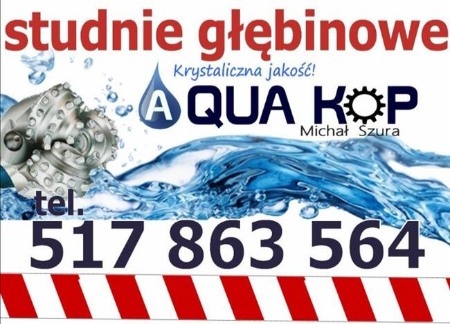 studnie głębinowe * wiercone* szukanie wody * czyszczenie