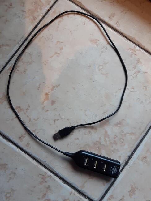 HUB 4 porty kabel 80 cm