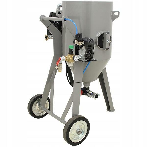 Piaskarka hydropiaskarka sodowarka 76L ZESTAW BHP piaskarka