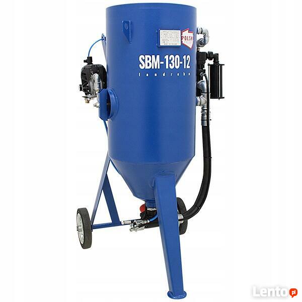 Piaskarka hydropiaskarka sodowarka 130L ZESTAW BHP piaskarka