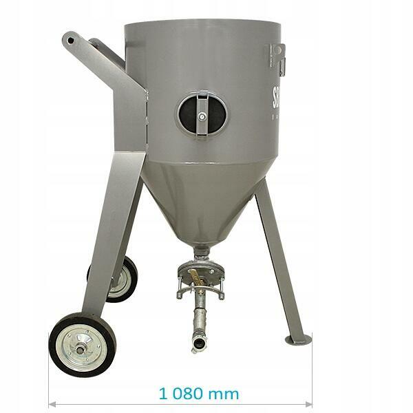 Polska piaskarka syfonowa Land Reko 170L + osprzęt Piaskarka