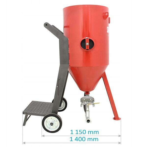 Polska piaskarka syfonowa Land Reko 230l piaskarka mobilna