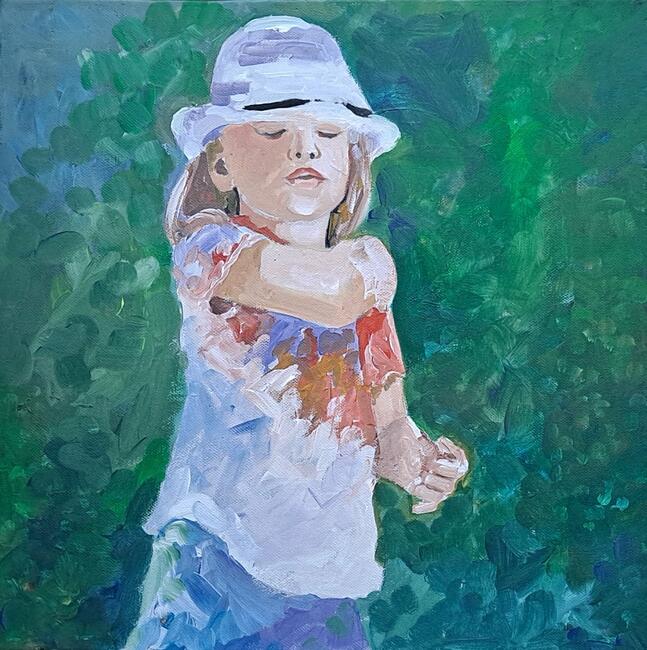 WAKACJE Scena rodzajowa lato ,zabawa, dzieci