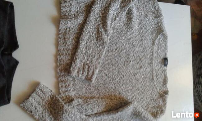 odsprzedam sweterek H&M eleganckie rybaczki w delikatna krat