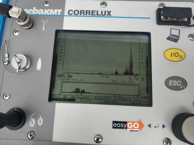 Lokalizacja wycieków na sieciach i instalacjach