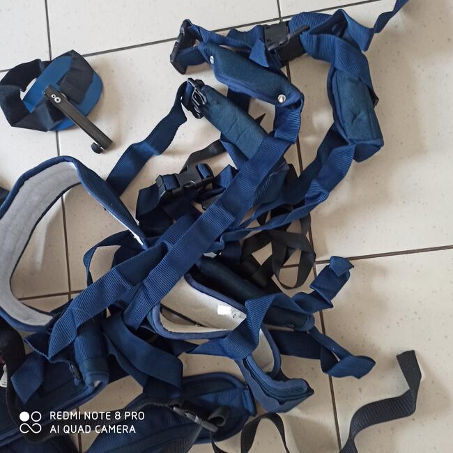 Pasy, szelki, klamry do podnośnika, wózka inwalidzkiego