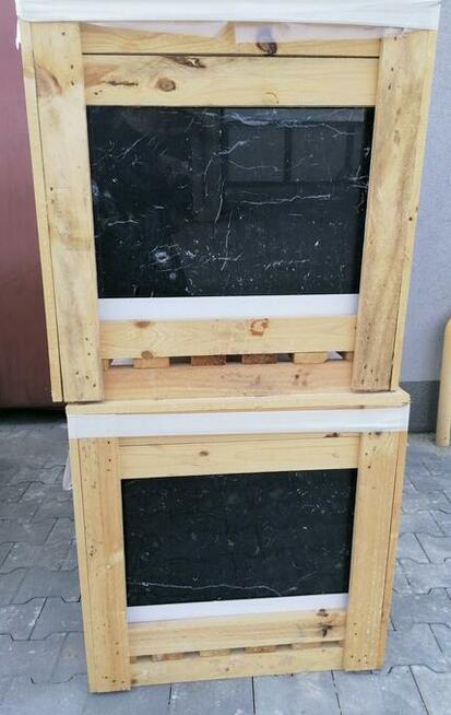 Płytki marmurowe NERO MARQUINA 61x61x1,2 poler