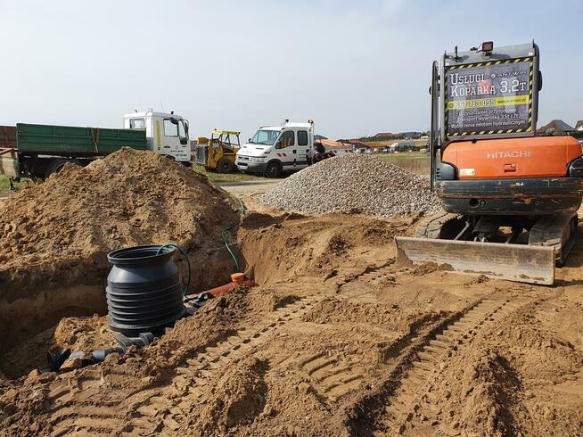 Usługi Koparką 3.2 T, minikoparki, Miniładowarka