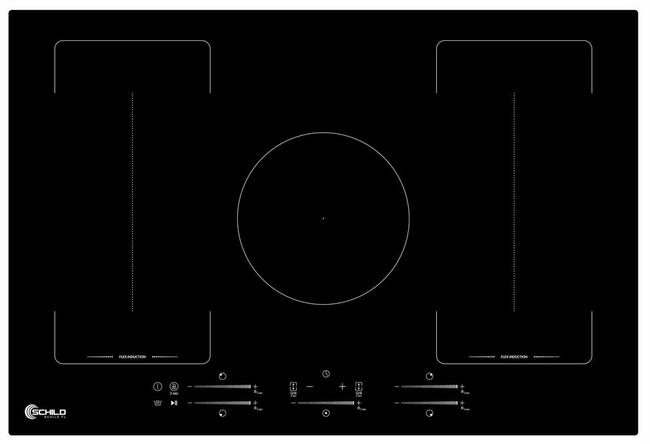 Płyta indukcyjna Schild 770SFI 7200W booster 5 stref grzewcz