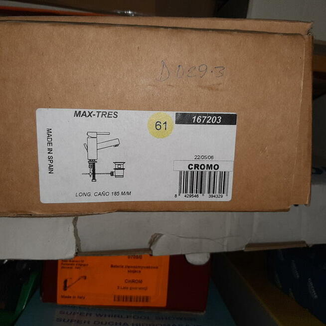 max tres bateria umywalkowa