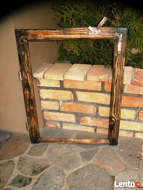 Stare okno, rama do zdjęć aranżacja loft