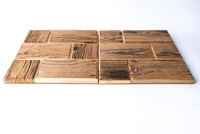 Panele ścienne CEGŁA 8 stare drewno panel 3D