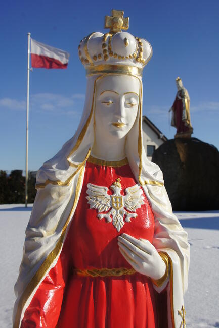 Figurka Matka Boża Królowa Polski. Matka Boska Licheńska