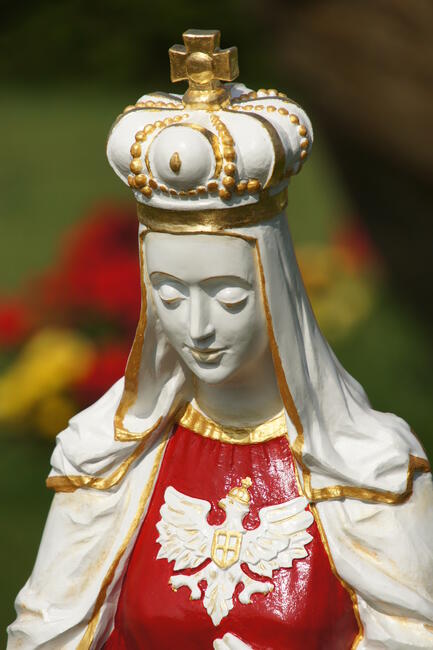 Figurka Matka Boża Królowa Polski. Matka Boska Licheńska