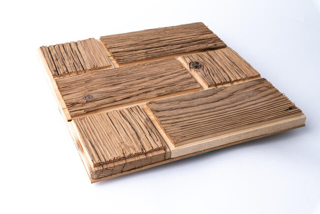 Panele ścienne CEGŁA 7 stare drewno panel 3D