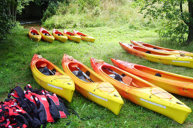 Kajaki na Kaszubach - spływ kajakowy - rzeka Wda