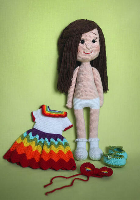 Lalka rękodzieło Hand*Iw