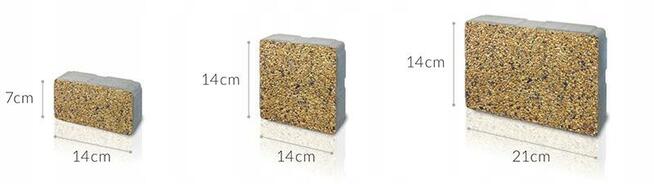 KOSTKA BRUKOWA 6CM LUNA LUX OZDOBNA KOLOR