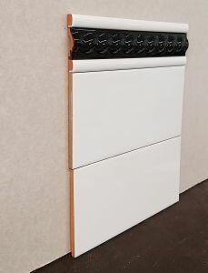 Tamoe listwa ceramiczna wykończeniowa profil czarny/biały