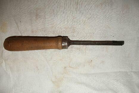 Dłuto antyk 28 cm Stan BDB