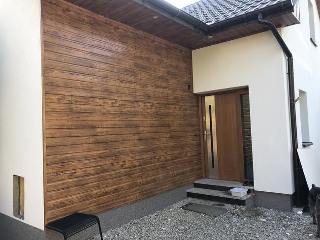 Blacha drewnopodobna na podsufitki - niski trapez T-8