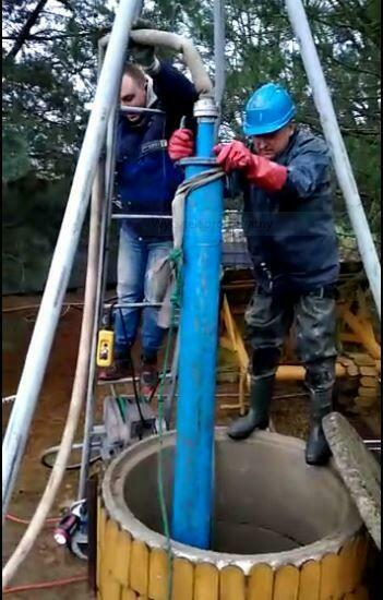 Czyszczenie Pogłębianie studni Głębinówka w studni
