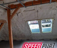 Ocieplania Poddasze Piana Pur Strop Wiązary Myślibórz Dach