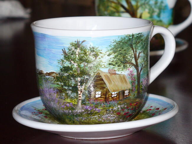 filiżanki ręcznie wykonane