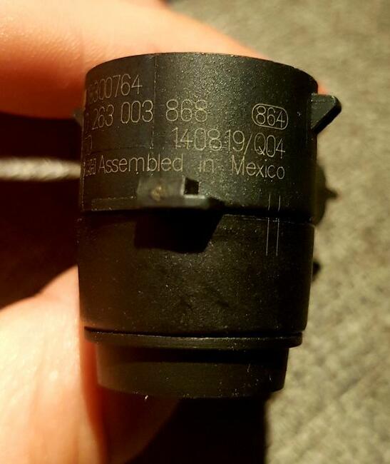 Czujnik parkowania Bosch Opel Astra Insignia Zafira biały