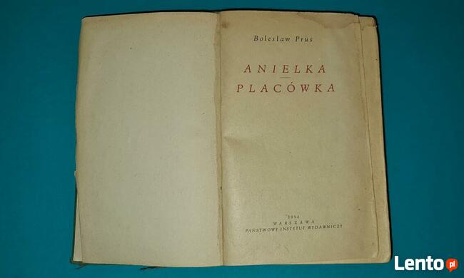 Anielka i Placówka Wyd 1954r Starocia