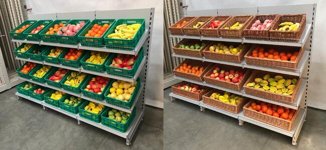 REGAŁ WARZYWNICZY PIEKARNICZY warzywa owoce metalowy 2m