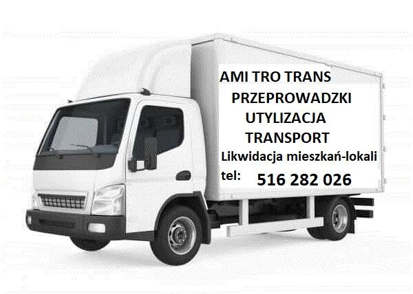 UTYLIZACJA TRANSPORT PRZEPROWADZKI Brynów Ruda Śląsk Chorzów