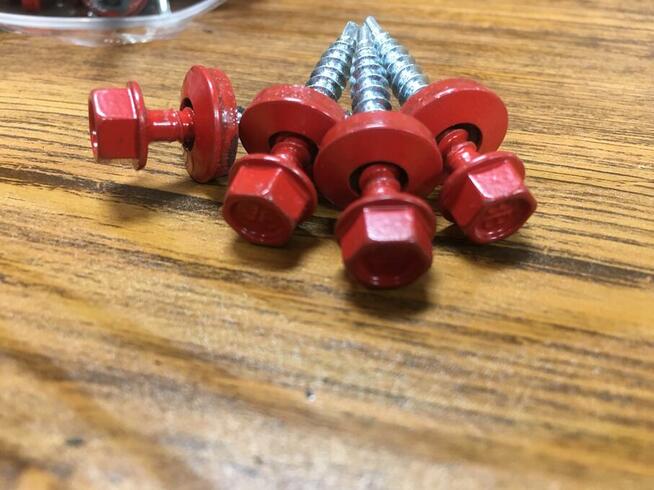 Wkręty do blachy farmery 4,8 x 35 DUŻA KOLORYSTYKA