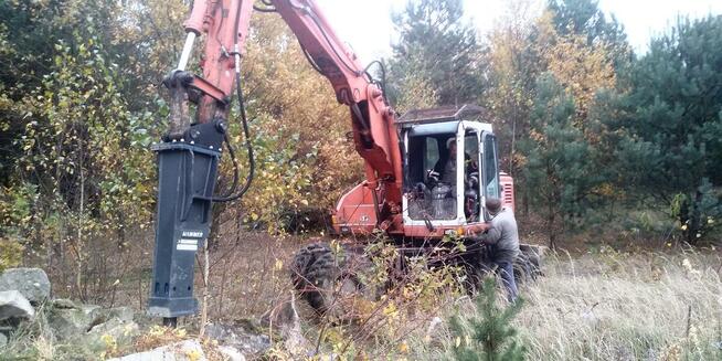 Wynajem koparko-ładowarki, koparki