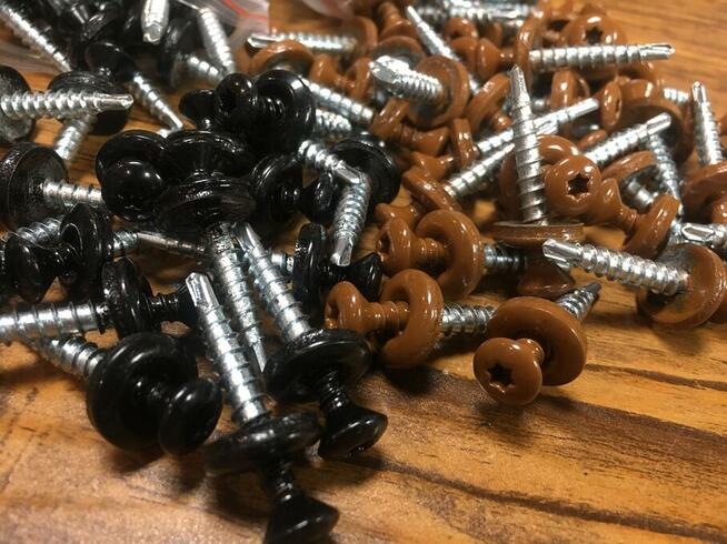 Wkręty do blachy TORX 4,8 X 35 / 4,8 X 20 DUŻY WYBÓR KOLORÓW