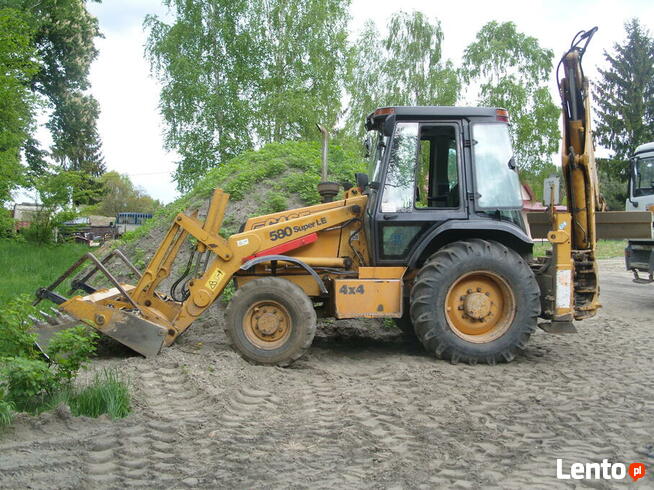 Wynajem koparko-ładowarki, koparki