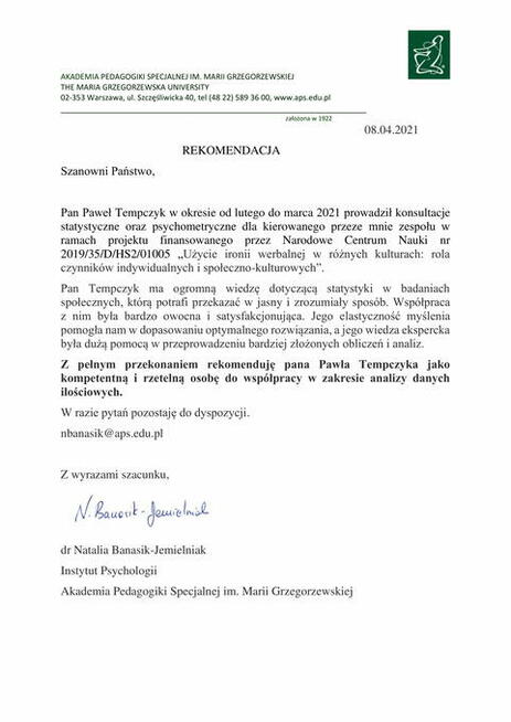 Analiza statystyczna